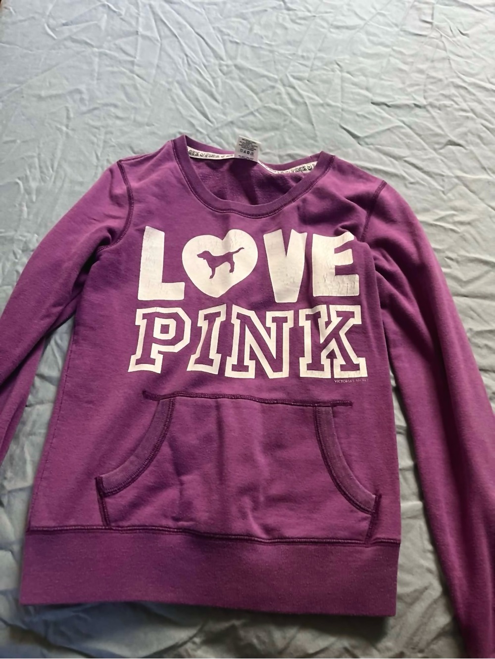PINK Victoria's Secret Women’s Purple Pullover Crewneck Size XS